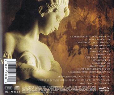 Lee Ann Womack - Something Worth Leaving Behind CD ( 13 Track ) 2002