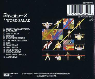 Fischer-Z  Word Salad CD ( 12 Track )