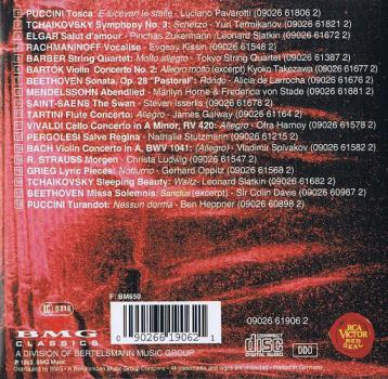 RCA Victor Red Seal Presentation 1993 CD (18 Track) BMG Classics