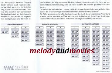 Preview: RRR 123 Peter Hübner Musik nach den Gesetzen der Natur CD Medizinische Resonanz Therapie - Digipharm