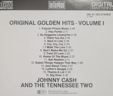 Johnny Cash - original Golden Hits Volume 1 CD