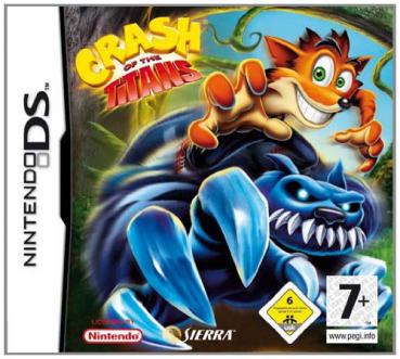 Crash Bandicoot Crash of the Titans Nintendo DS Spiel