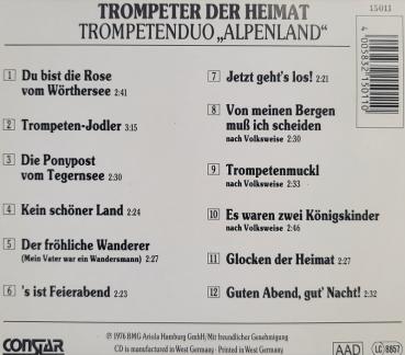 Trompeten-Duo Alpenland - Trompeten der Heimat CD (12 Track)