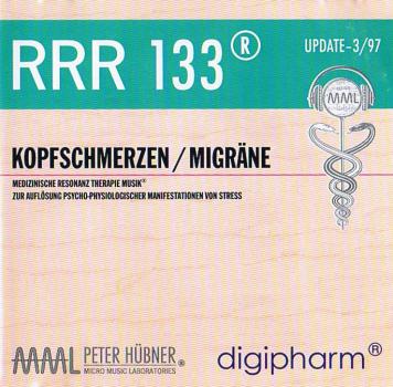 RRR 133 Kopfschmerzen / Migräne Peter Hübner CD Medizinische Resonanz Therapie