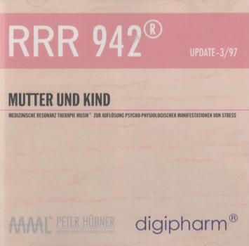 RRR 942 Digipharm Peter Hübner CD Medizinische Resonanztherapie Mutter und Kind Neu