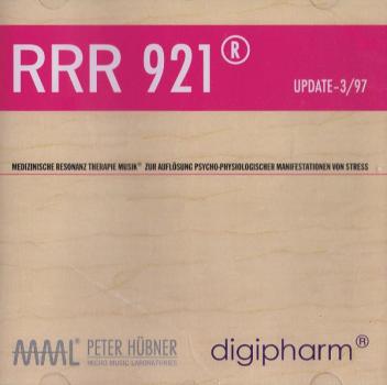 RRR 921 Peter Hübner CD Medizinische Resonanz Therapie - Neu