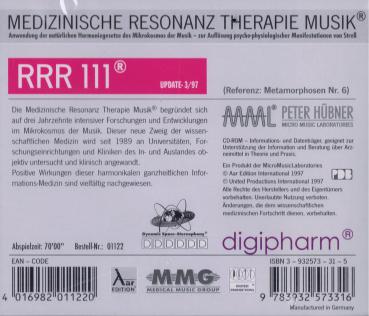 RRR 111 - Peter Hübner CD Medizinische Resonanz Therapie - Metamorphosen Nr. 6