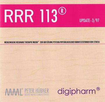 RRR 113 Peter Hübner CD Medizinische Resonanz Therapie Musik digipharm