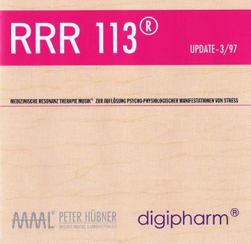 RRR 113 Peter Hübner CD Medizinische Resonanz Therapie Musik digipharm
