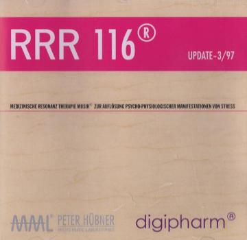 RRR 116 Peter Hübner CD Peter Hübner Musik nach den Gesetzen der Natur CD Medizinische Resonanz Therapie - Digipharm