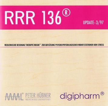 RRR 136 Peter Hübner CD Medizinische Resonanz Therapie Musik