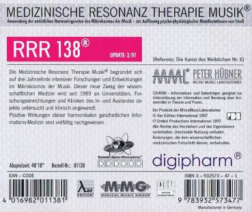 RRR 138 - Peter Hübner CD Medizinische Resonanz Therapie - Digipharm