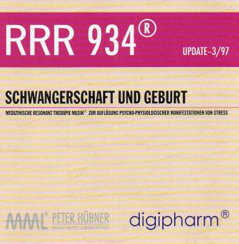 RRR 934 Schwangerschaft und Geburt CD Peter Hübner Medizinische Resonanz Therapie