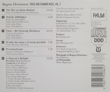 Mogens Christensen - Vokal- und Kammermusik Vol. 2 CD