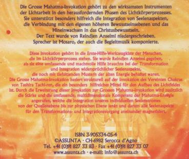 Die Grosse Mahatma-Invokation - Mosaro CD