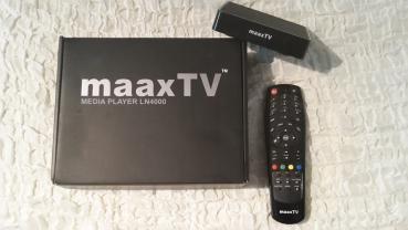 maaxTV Media Player LN4000 IP TV Receiver Internet WebTV HD / ZAAPTV Maax TV maxxTV LN-4000
