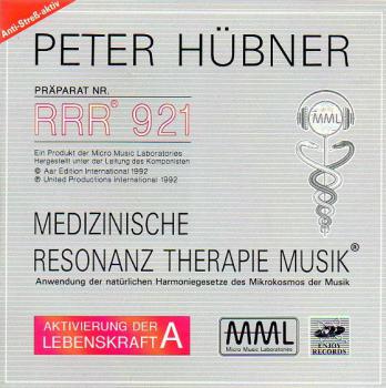 RRR 921 Peter Hübner Musik nach den Gesetzen der Natur CD Medizinische Resonanz Therapie - Digipharm