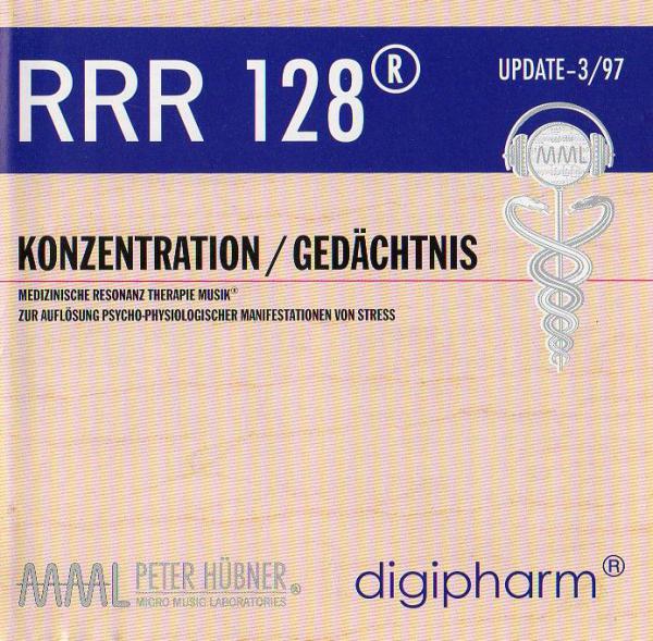 RRR 128 - Konzentration + Gedächtnis CD Medizinische Resonanz Therapie Peter Hübner