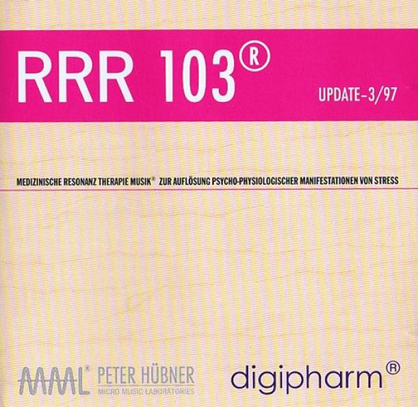 RRR 103 Peter Hübner CD Peter Hübner Musik nach den Gesetzen der Natur CD Medizinische Resonanz Therapie - Digipharm