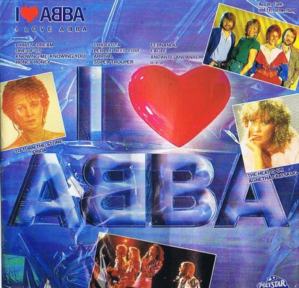 I Love ABBA CD ( 16 Track ) polystar 1984