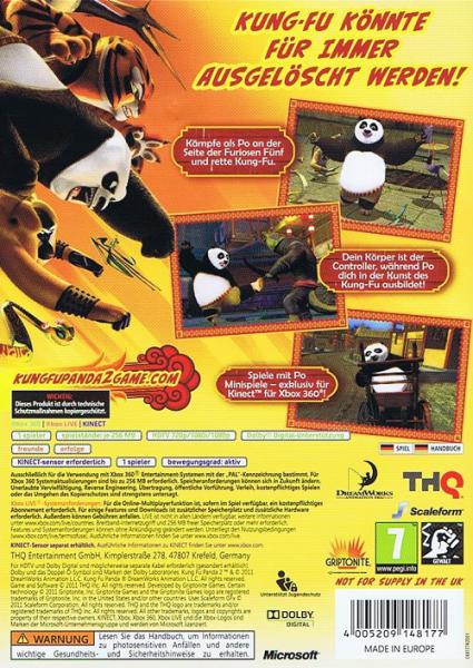 Kung Fu Panda 2 XBOX 360 ( Kinect erforderlich )