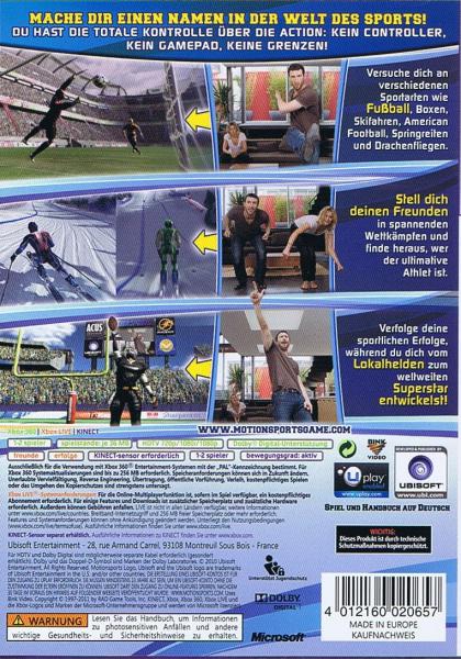 Sports XBOX 360 Classics MotionSports Play for Real ( Kinect erforderlich )