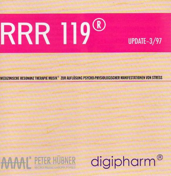 RRR 119 Peter Hübner Musik nach den Gesetzen der Natur CD Medizinische Resonanz Therapie - Digipharm