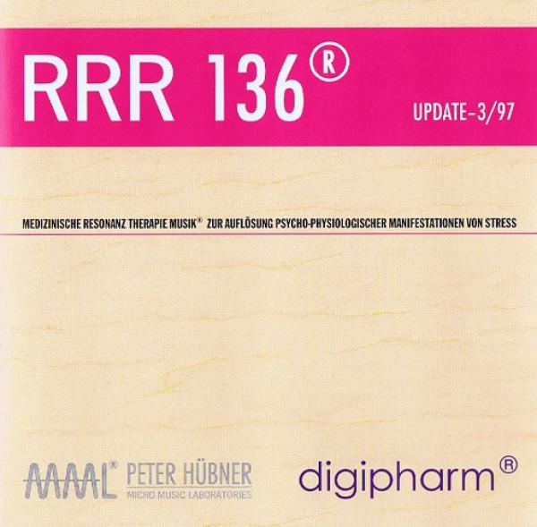 RRR 136 Peter Hübner CD Medizinische Resonanz Therapie Musik