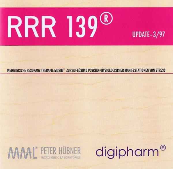 RRR 139 - Peter Hübner CD Medizinische Resonanz Therapie Neu