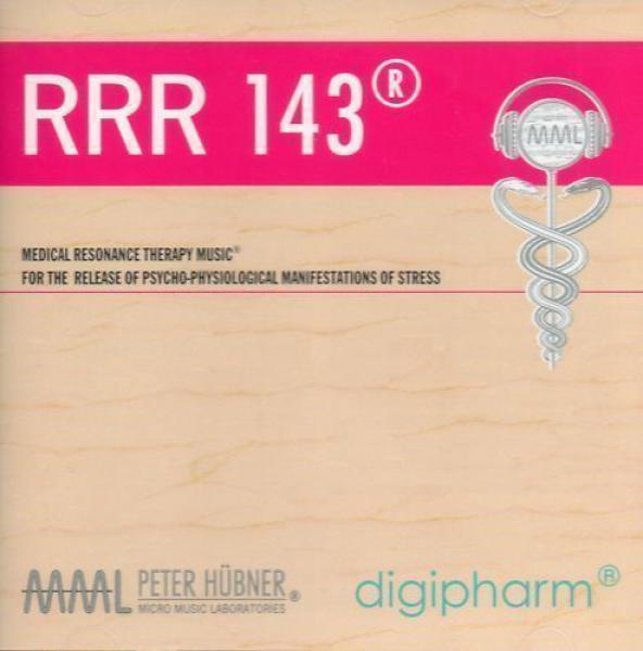 RRR 143 Peter Hübner CD Medical Resonance Therapy Music For The Release of Psycho-Physiological Manifestations of Stress
