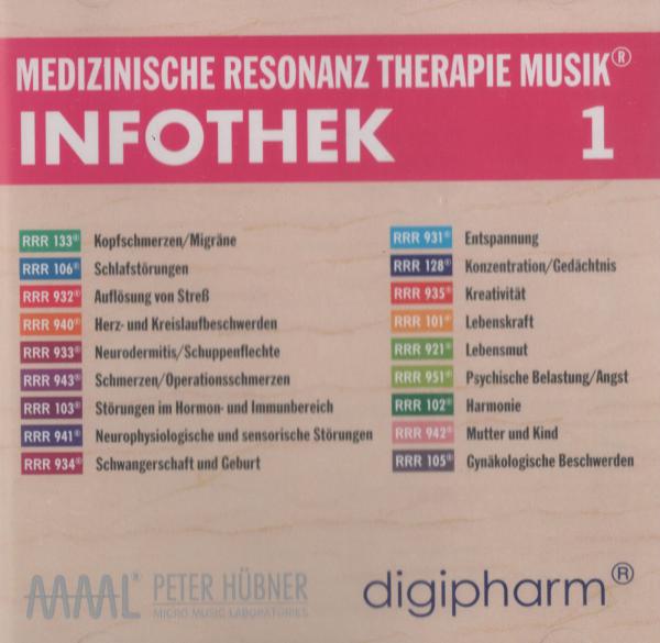 RRR Medizinische Resonanz Therapie Musik CD Peter Hübner Digipharm - Infothek 1