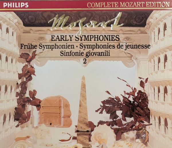 Complete Mozart Edition - Early Symphonies 2 (3 CDs Box Set) 1990 Philips 422 602-2