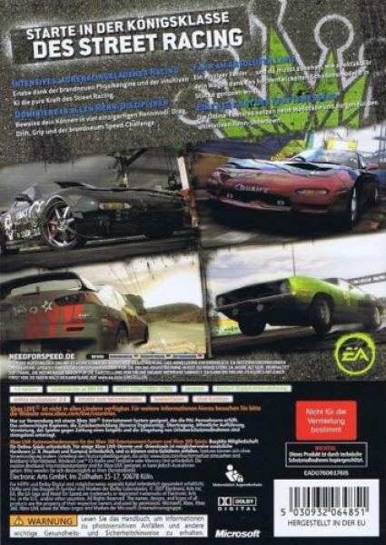 Need for Speed: ProStreet XBOX 360 Classics Spiel