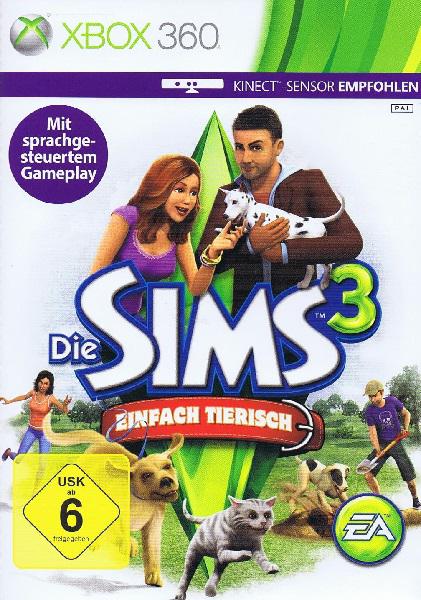 Die Sims 3 Einfach Tierisch XBOX 360 Spiel