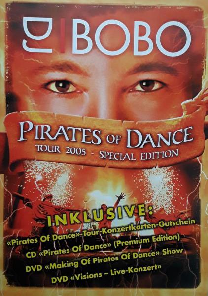 DJ Bobo - Pirates of Dance Tour 2005 CD + 2x DVD
