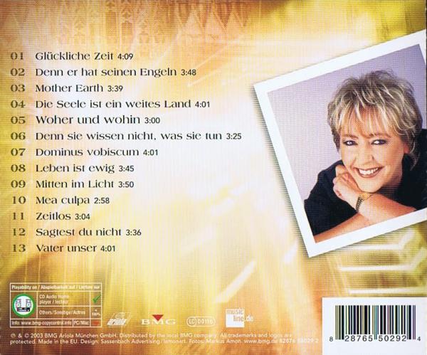 Hanne Haller - Mitten im Licht CD 13 Track 2003