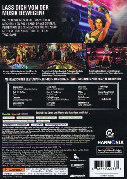 Dance Central XBOX 360 ( Kinect erforderlich )